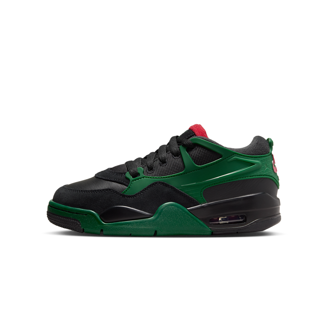 Air Jordan 4 RM Black Gorge Green Varsity Red, Black/Gorge Green/Varsity Red (FQ7938-003)