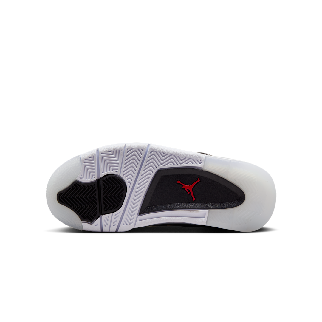 Air Jordan 4 RM Black Metallic, Black/Wolf Grey/White/Fire Red (HV5187-010)