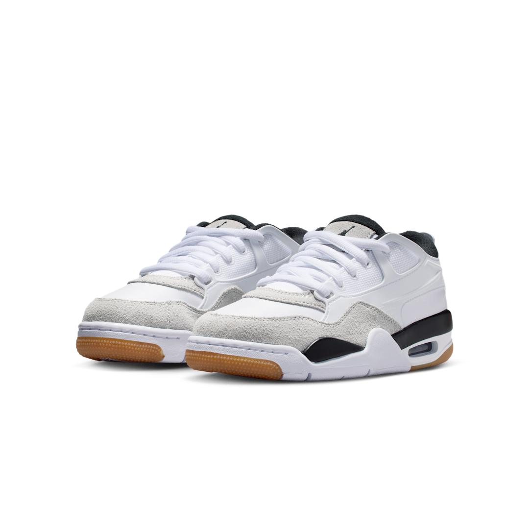 Air Jordan 4 RM Military Black, White/Neutral Grey/Gum Medium Brown/Black (FQ7938-110)