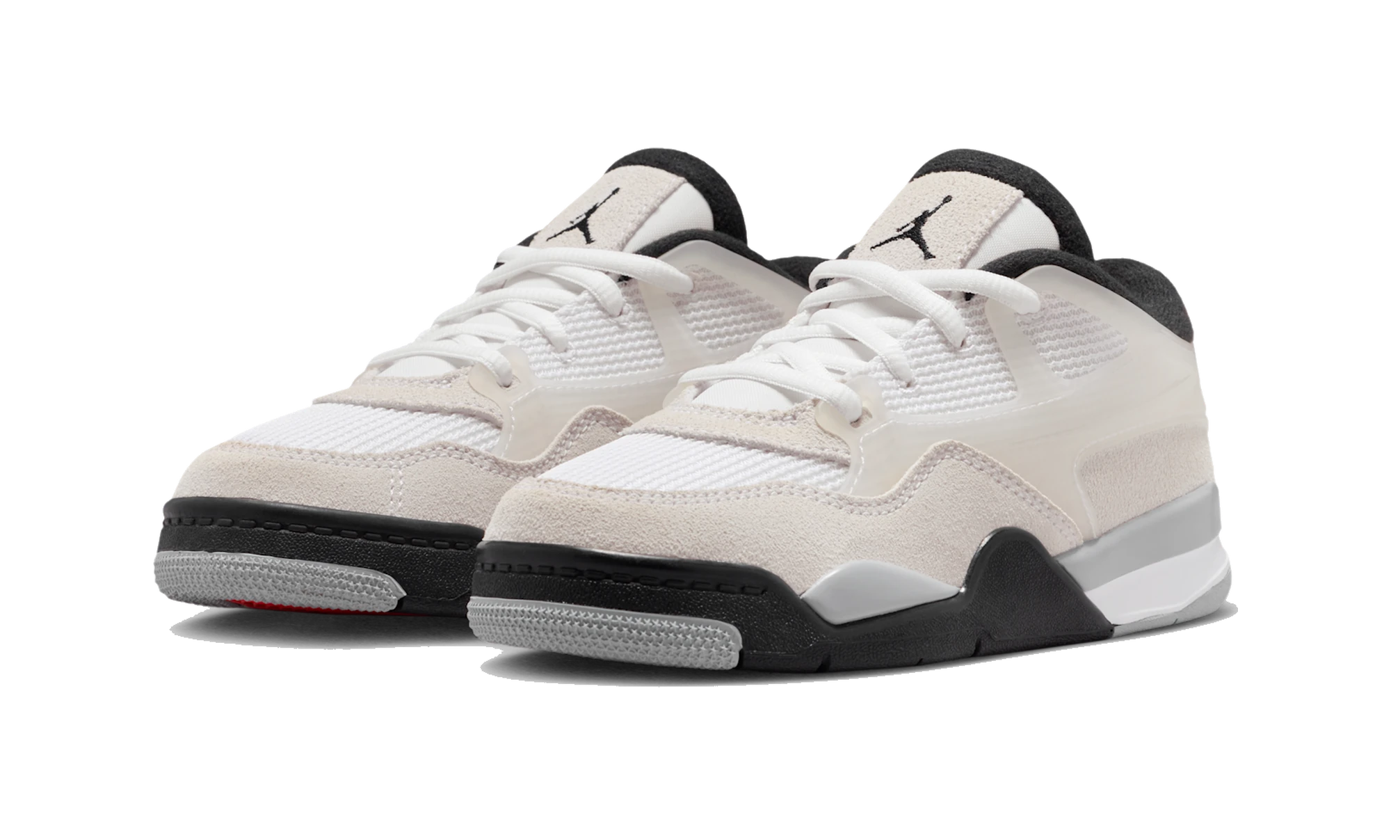Air Jordan 4 RM White Light Smoke Grey Black (PS)