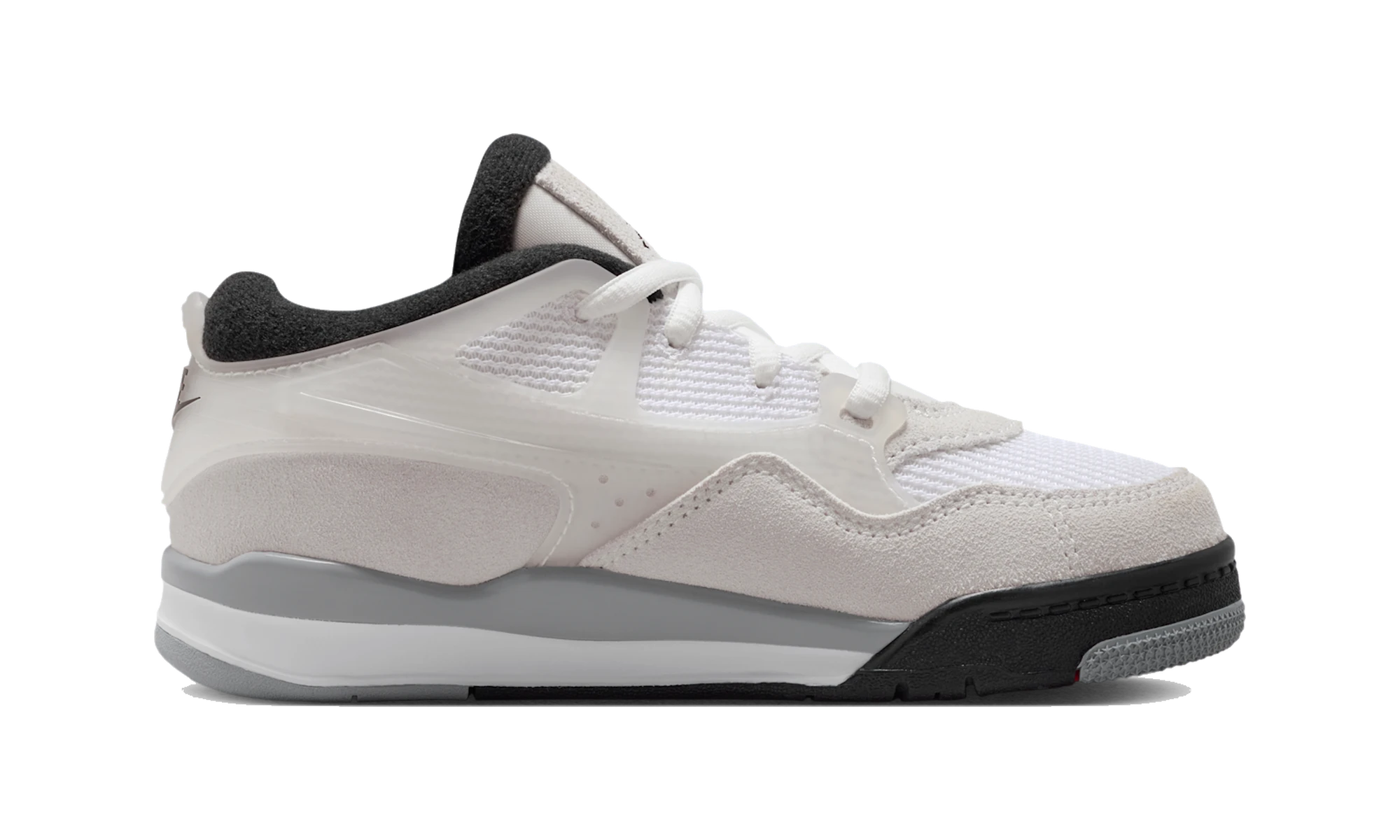 Air Jordan 4 RM White Light Smoke Grey Black (PS)
