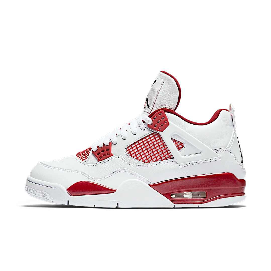 Air Jordan 4 Retro Alternate 89, White/Black-Gym Red (308497-106)