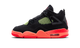 Air Jordan 4 Retro Black Infrared Barely Volt