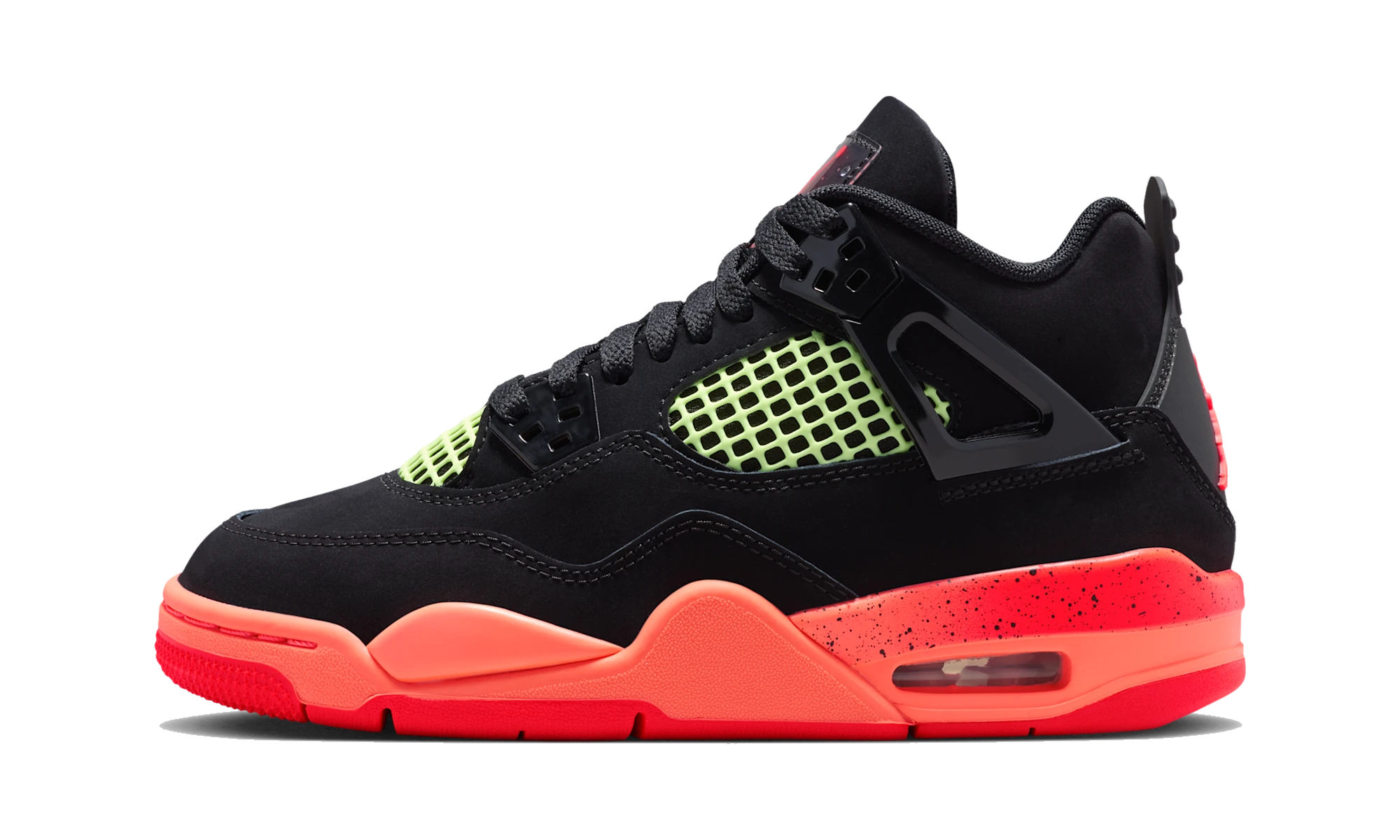 Air Jordan 4 Retro Black Infrared Barely Volt
