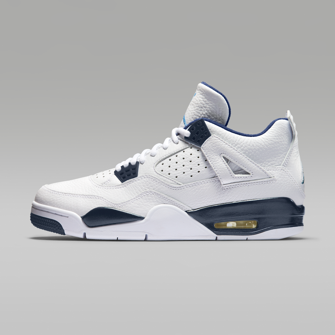 Air Jordan 4 Retro Columbia (2015), White/Legend Blue-Midnight Navy (314254-107)