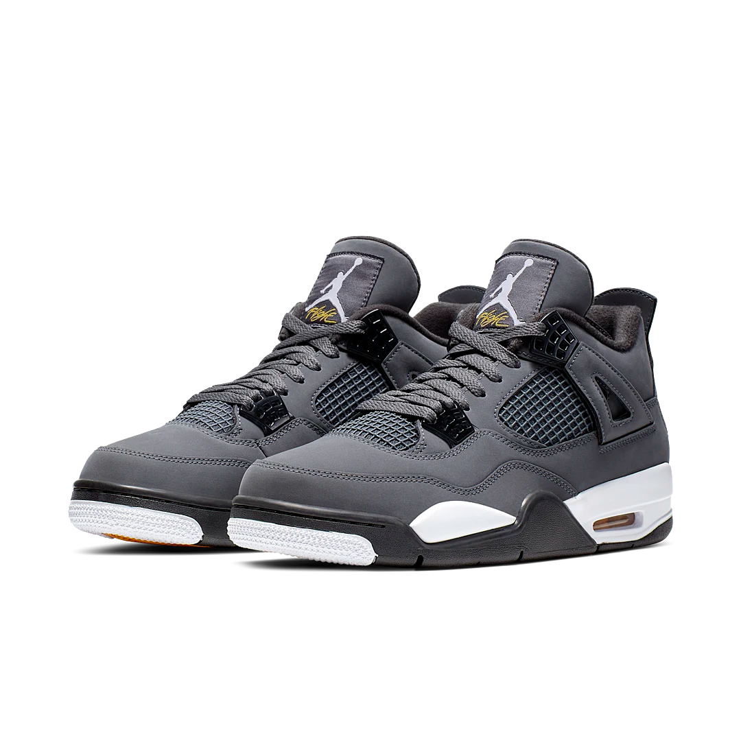 Air Jordan 4 Retro Cool Grey (2019), Cool Grey/Chrome-Dark Charcoal-Varsity Maize (308497-007)