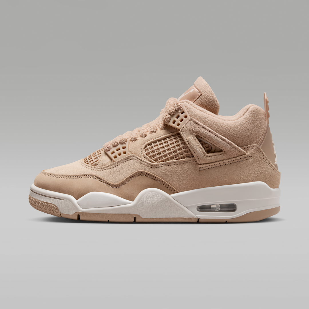 Air Jordan 4 Retro Cozy Girl, Hemp/Light Orewood Brown (HV0823-200)
