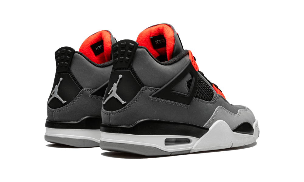 Air Jordan 4 Retro Infrared, Dark Grey/Infrared 23-Black-Cement Grey (DH6927-061 / 408452-061)