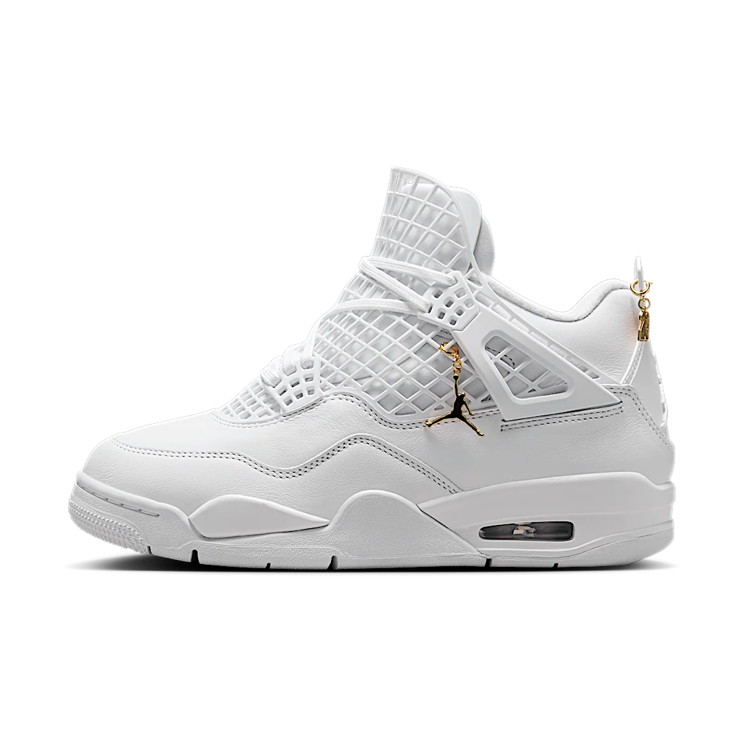 Air Jordan 4 Retro Net White, White/Phantom/Metallic Gold (FN7251-107)