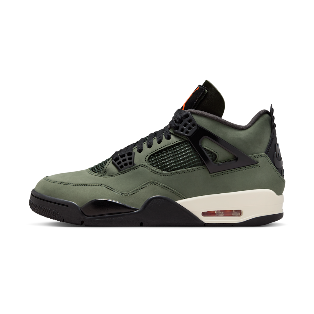 Air Jordan 4 Retro OG SP Undefeated (2025), Deep Green/Clementine/Black/Sail (IB1519-200)