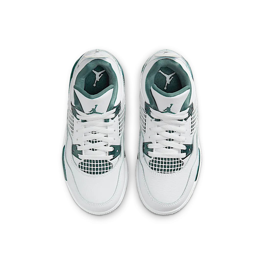 Air Jordan 4 Retro Oxidized Green (PS), White/Oxidized Green/White/Neutral Grey (BQ7669-103)