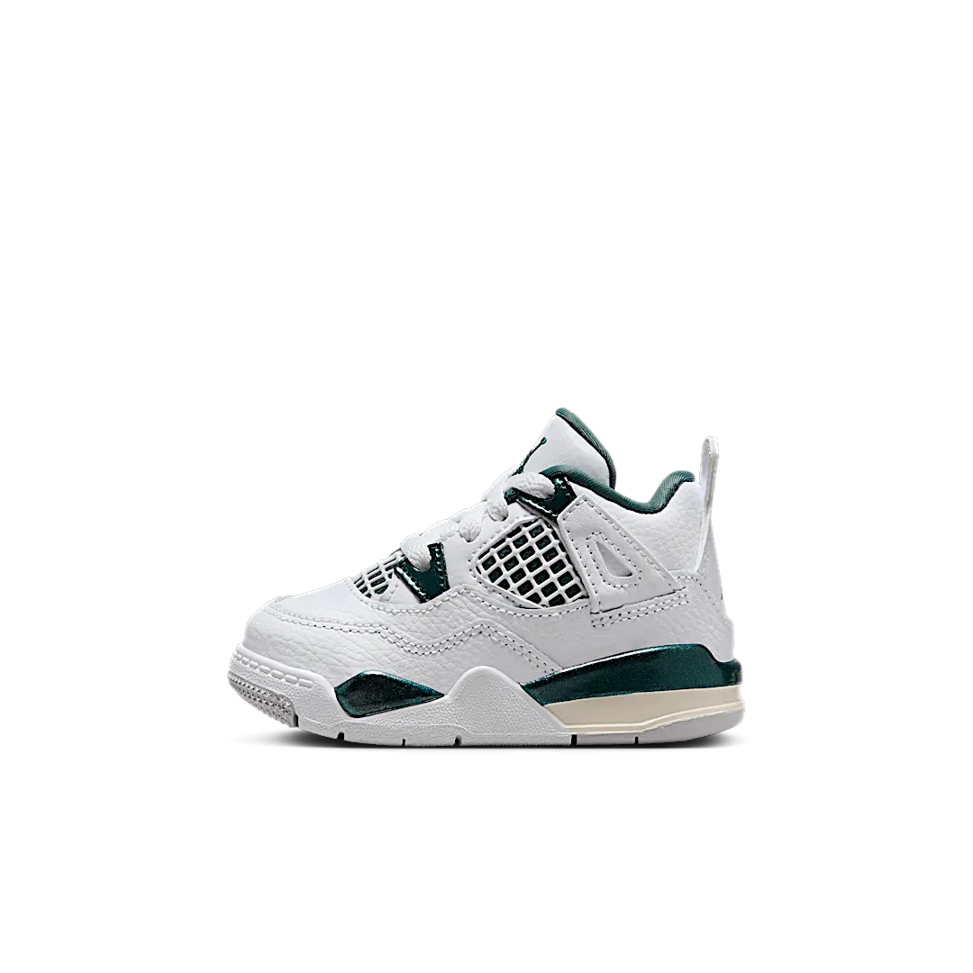 Air Jordan 4 Retro Oxidized Green (TD), White/Oxidized Green/White/Neutral Grey (BQ7670-103)