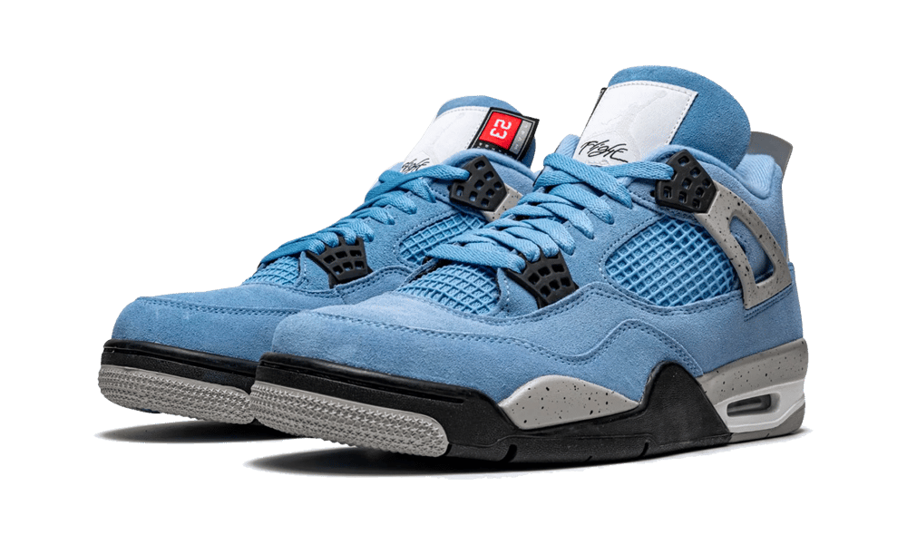 Air Jordan 4 Retro University Blue, University Blue/Tech Grey-White-Black (CT8527-400 / 408452-400)