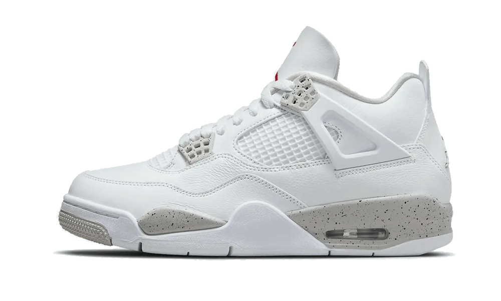 Air Jordan 4 Retro White Oreo (2021), White/Tech Grey-Black-Fire Red (CT8527-100 / DJ4699-100)