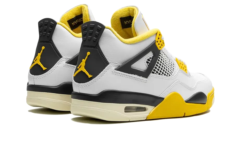 Air Jordan 4 Retro Vivid Sulfur, White/Coconut Milk/Vivid Sulfur/Anthracite (AQ9129-101)