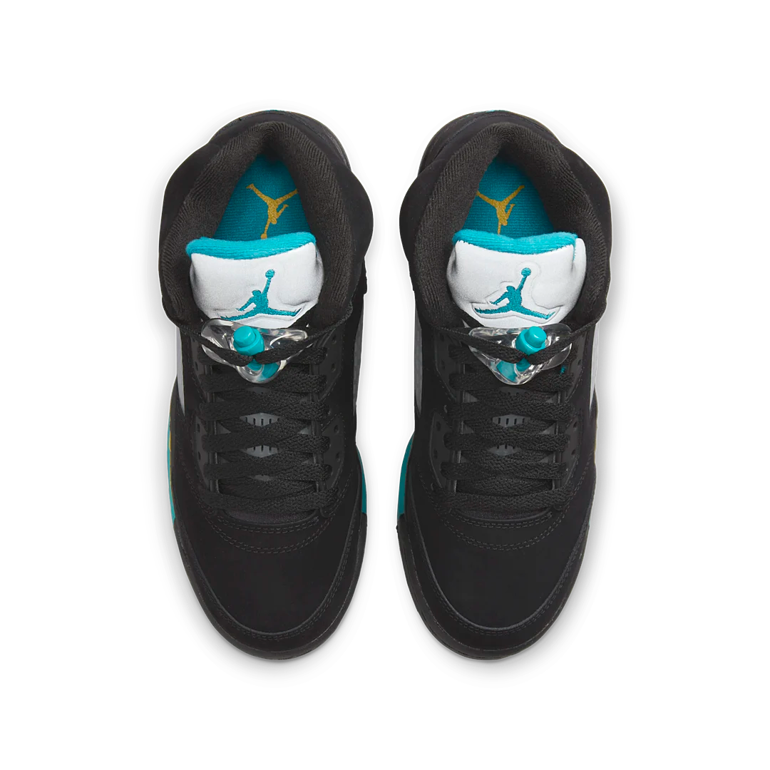 Air Jordan 5 Retro Aqua, Black/Aquatone/Taxi (440888-047)