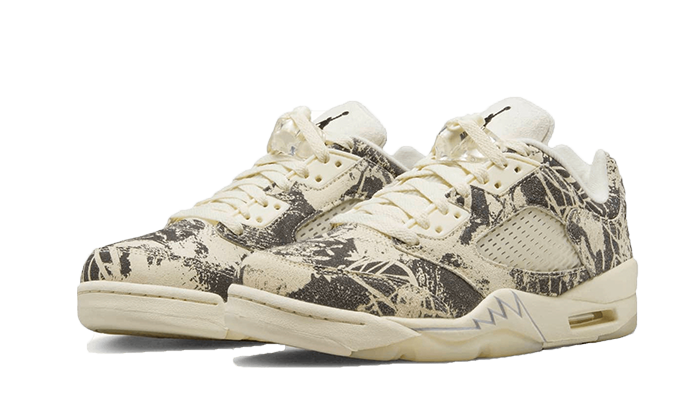 Air Jordan 5 Retro Low Expression, Coconut Milk/White/Black (DA8016-100)