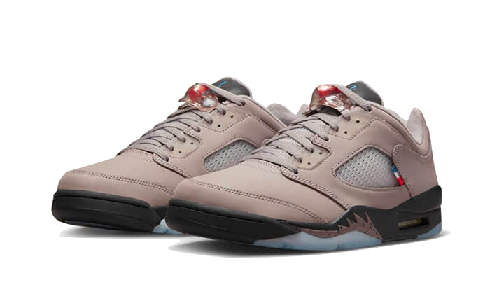 Air Jordan 5 Retro Low PSG (2022), Pumice/Game Royal-Black-Plum Eclipse (DX6325-204)