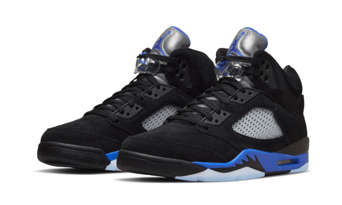 Air Jordan 5 Retro Racer Blue, Black/Racer Blue-Reflective Silver (440888-004)