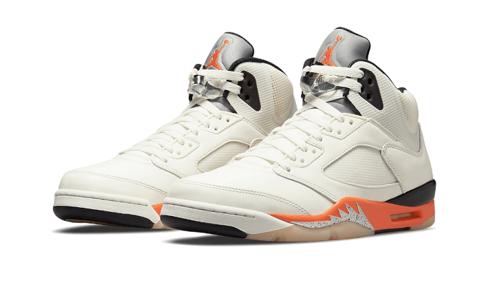 Air Jordan 5 Retro Shattered Backboard, White/Multi-Color-Multi-Color-Total Orange (DC1060-100)