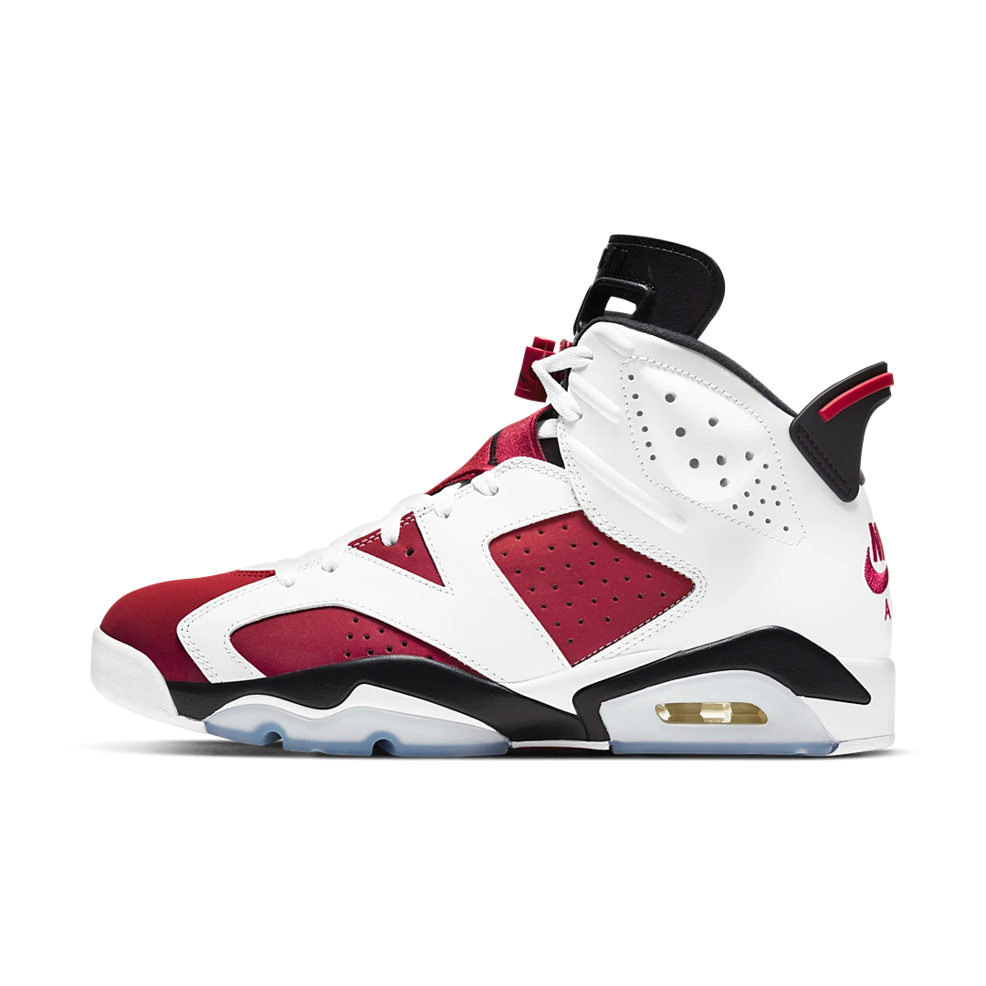 Air Jordan 6 Retro Carmine (2021), White/Black-Carmine (CT8529-106)