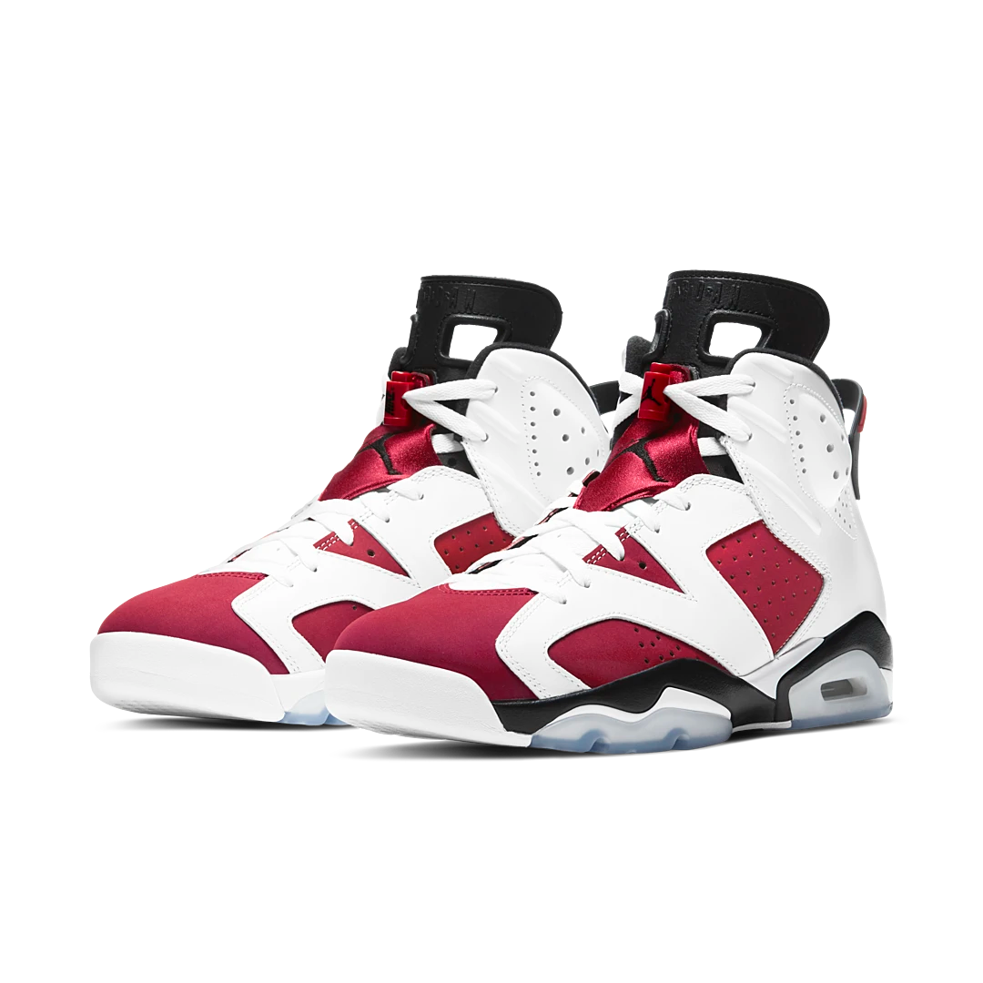 Air Jordan 6 Retro Carmine (2021), White/Black-Carmine (CT8529-106)