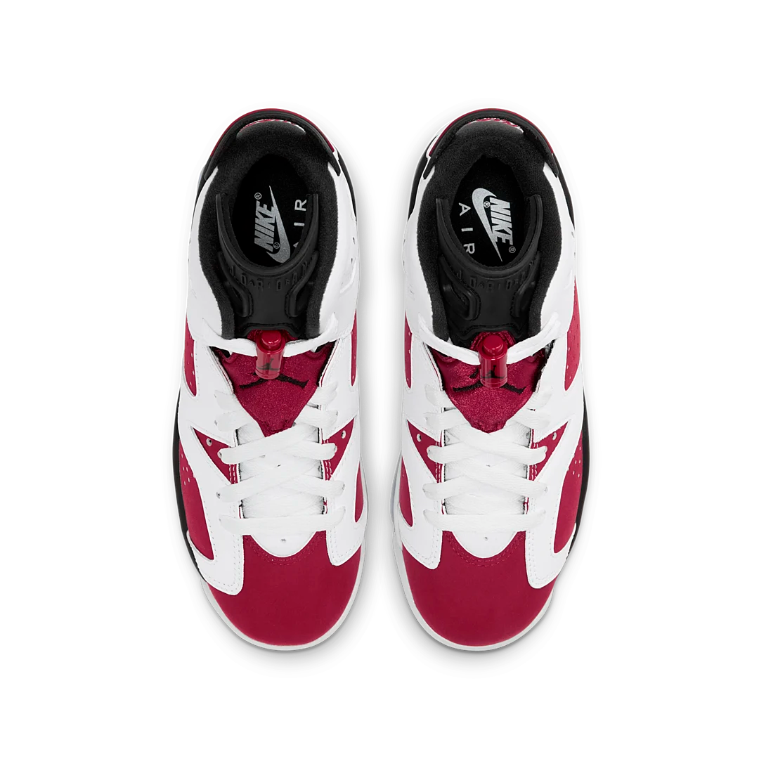 Air Jordan 6 Retro Carmine (2021), White/Black-Carmine (384665-106)