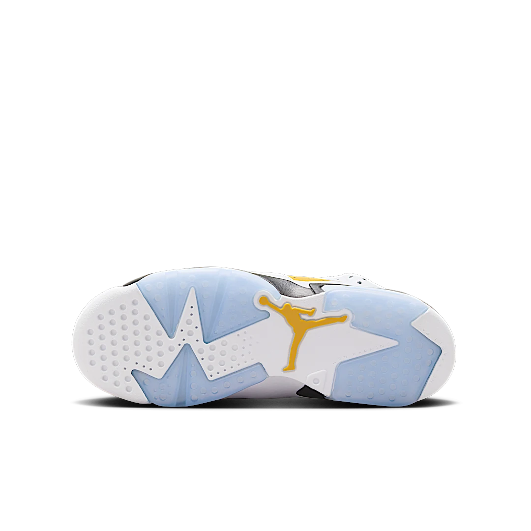 Air Jordan 6 Retro Yellow Ochre, White/Yellow Ochre-Black (384665-170)