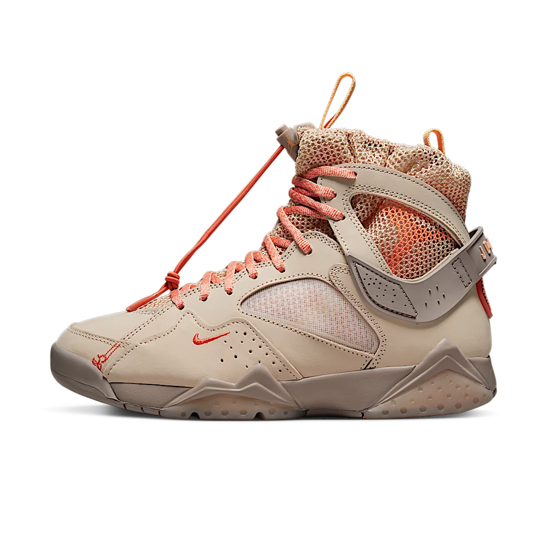 Air Jordan 7 Retro Bephie's Beauty Supply, Sanddrift/Malt/Turf Orange/Peach Cream (DR1485-168)