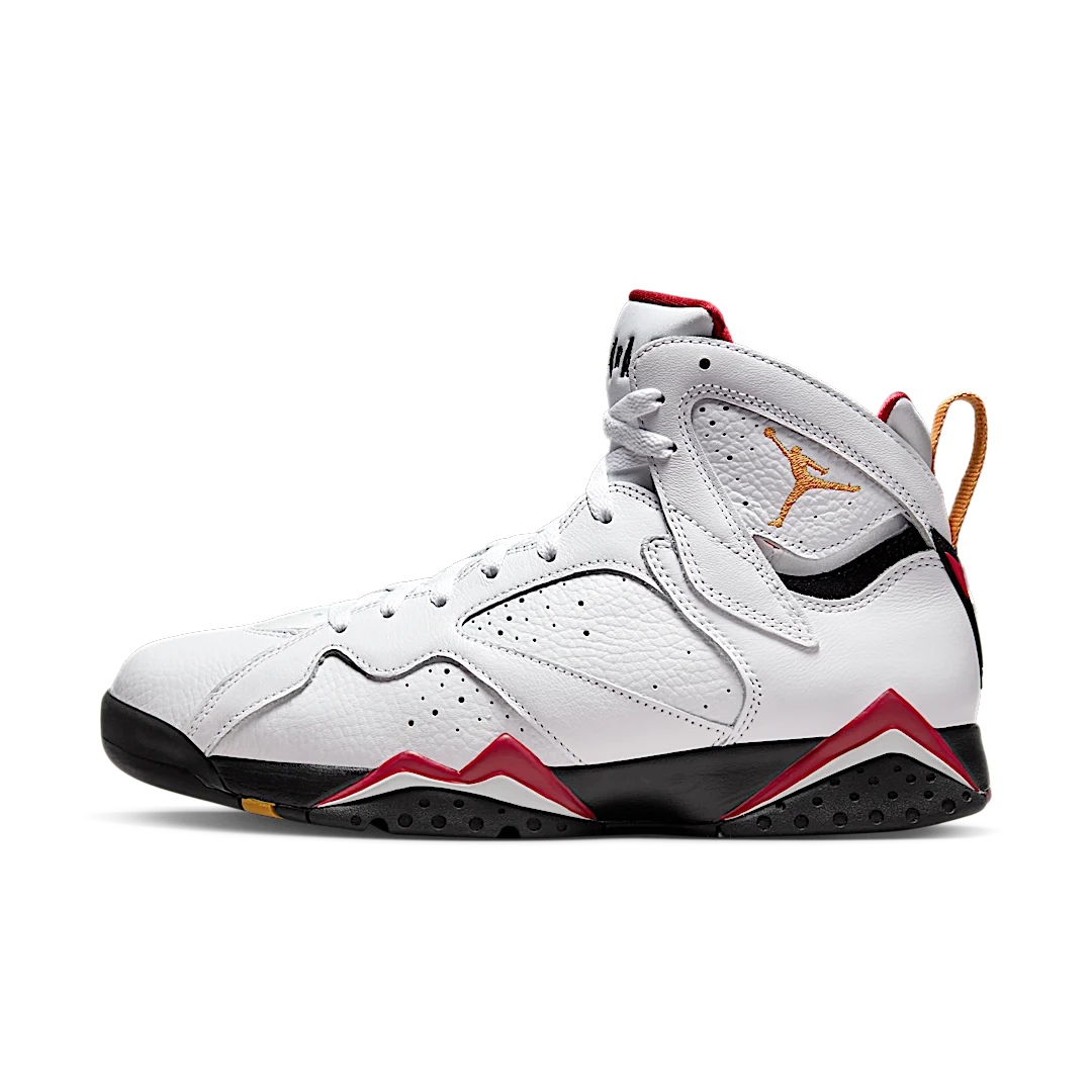 Air Jordan 7 Retro Cardinal (2022), White/Black/Cardinal Red/Chutney (CU9307-106)