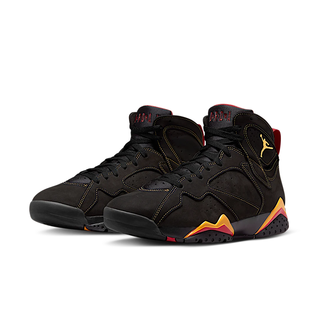 Air Jordan 7 Retro Citrus (2022), Black/Citrus-Varsity Red (CU9307-081)