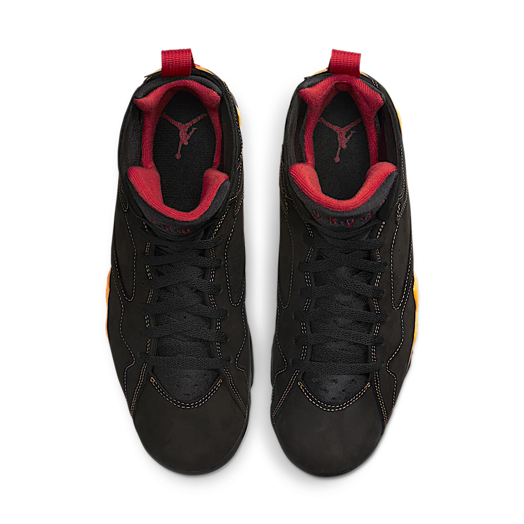 Air Jordan 7 Retro Citrus (2022), Black/Citrus-Varsity Red (CU9307-081)