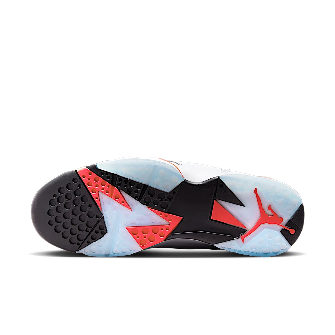 Air Jordan 7 Retro White Infrared, White/Black/Crimson (CU9307-160)