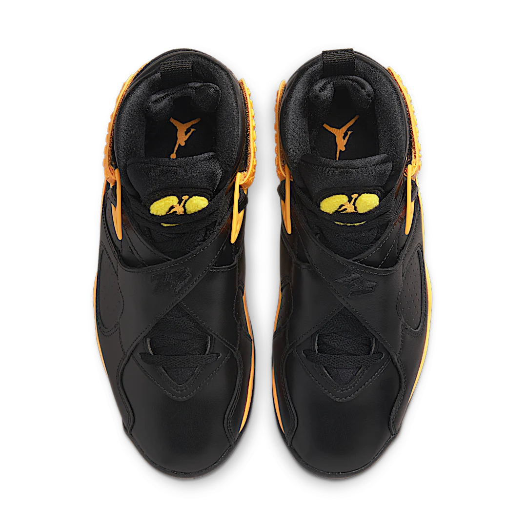 Air Jordan 8 Retro Taxi Yellow Black, Black/Taxi-Opti Yellow (CI1236-007)