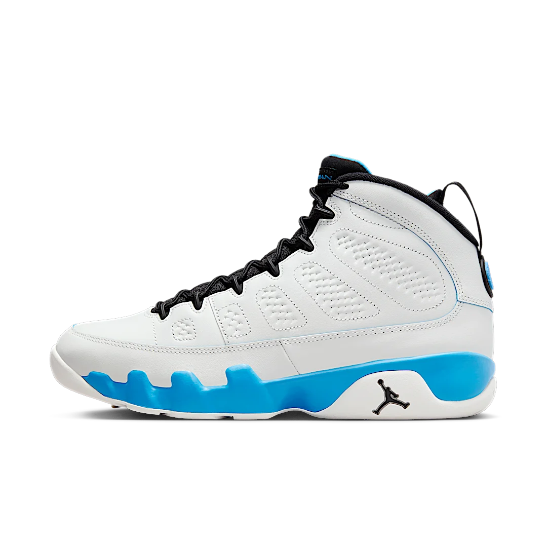 Air Jordan 9 Retro Powder Blue (2024), Summit White/Black/Dark Powder Blue (FQ8992-101)