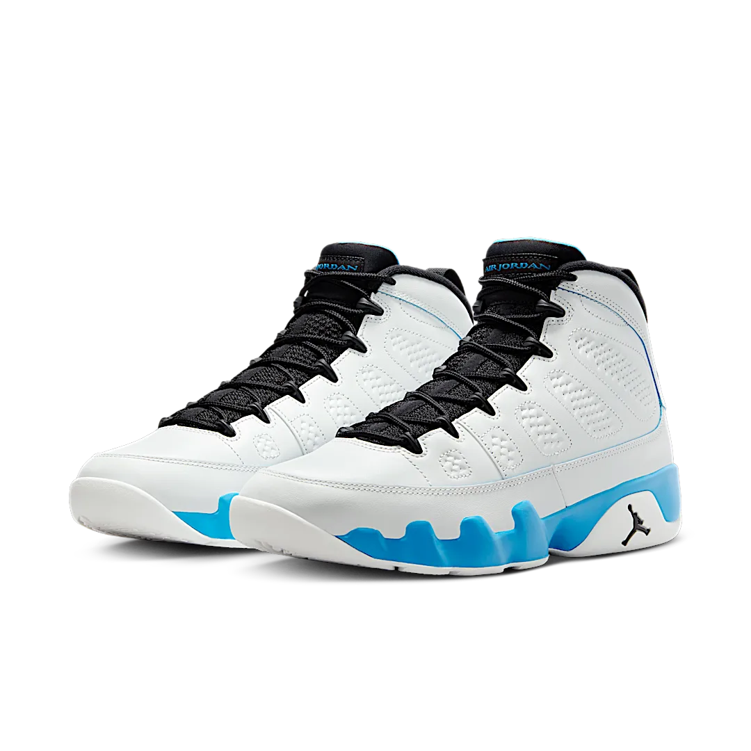 Air Jordan 9 Retro Powder Blue (2024), Summit White/Black/Dark Powder Blue (FQ8992-101)