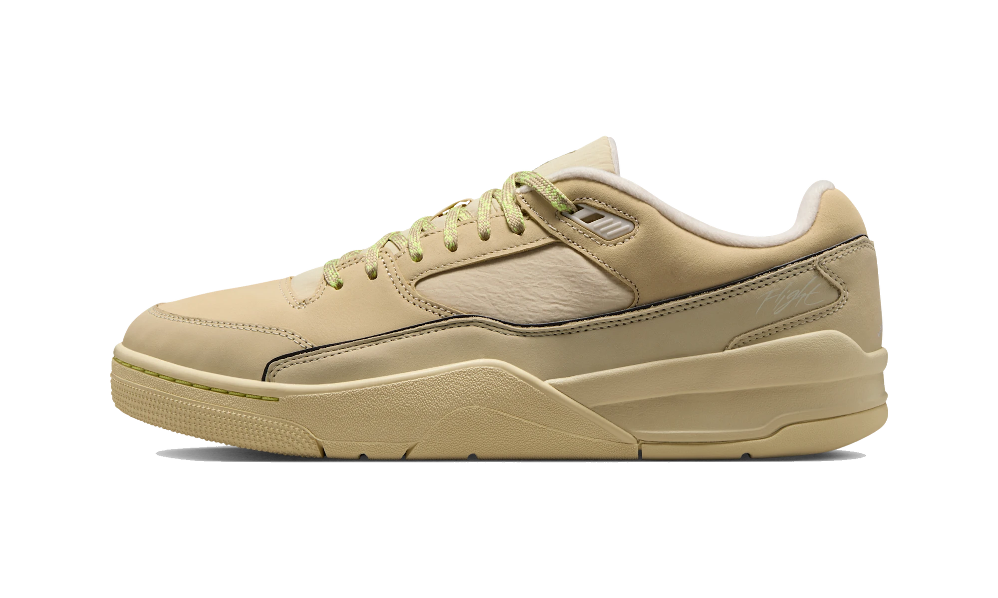 Air Jordan Flight Court Light Khaki Lemon Twist