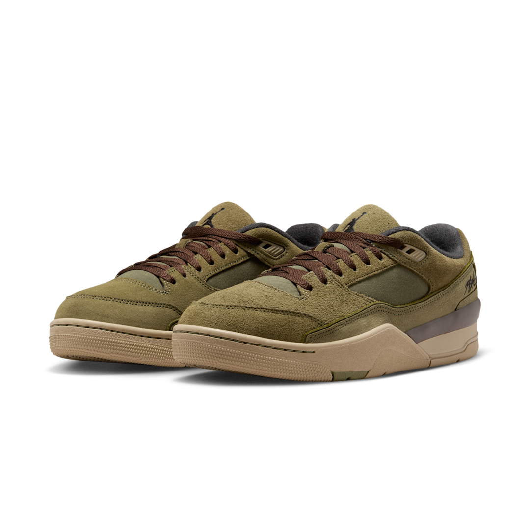 Air Jordan Flight Court Medium Olive Baroque Brown