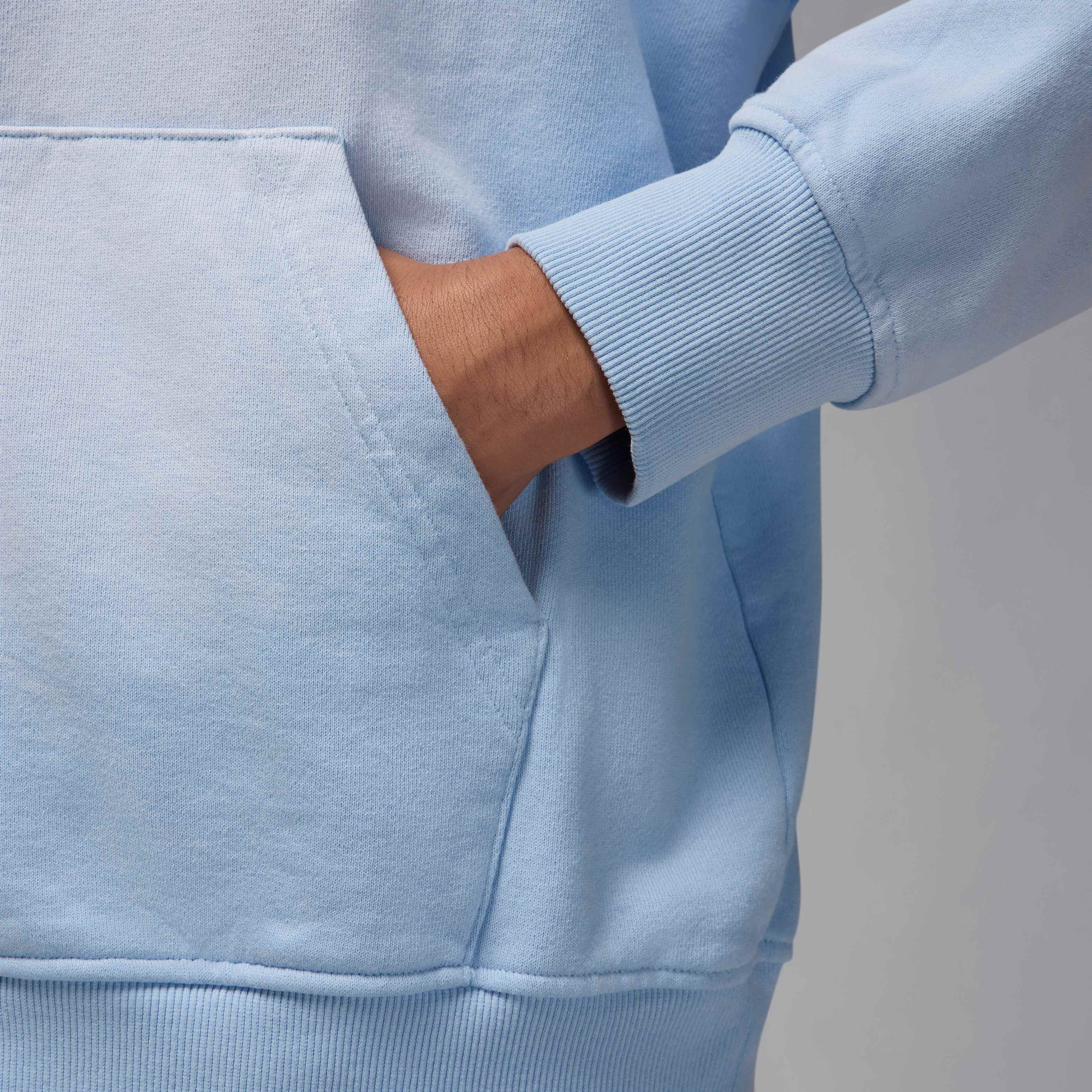 Air Jordan Flight Fleece Pullover Hoodie Hydrogen Blue