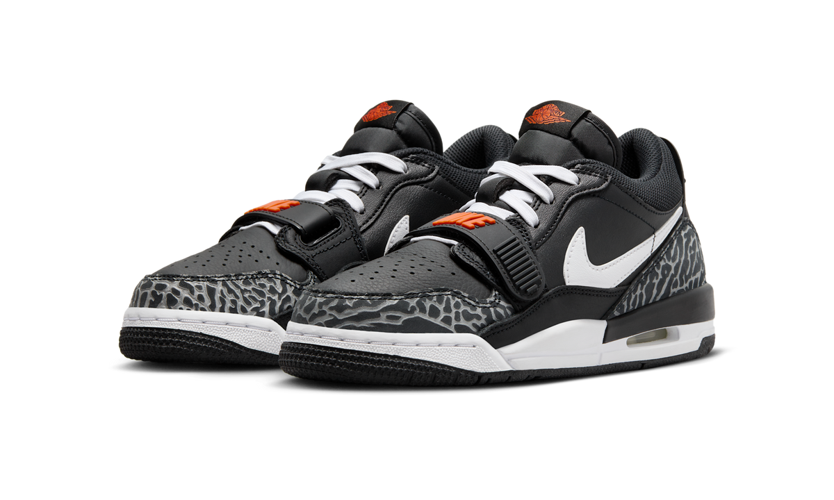 Air Jordan Legacy 312 Low Black White Safety Orange