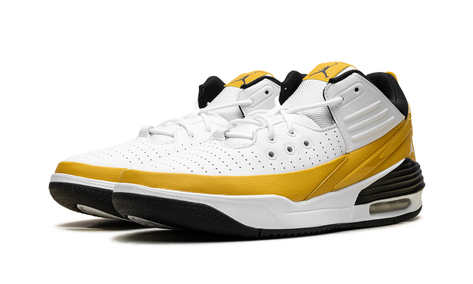 Air Jordan Max Aura 5 White Yellow Ochre