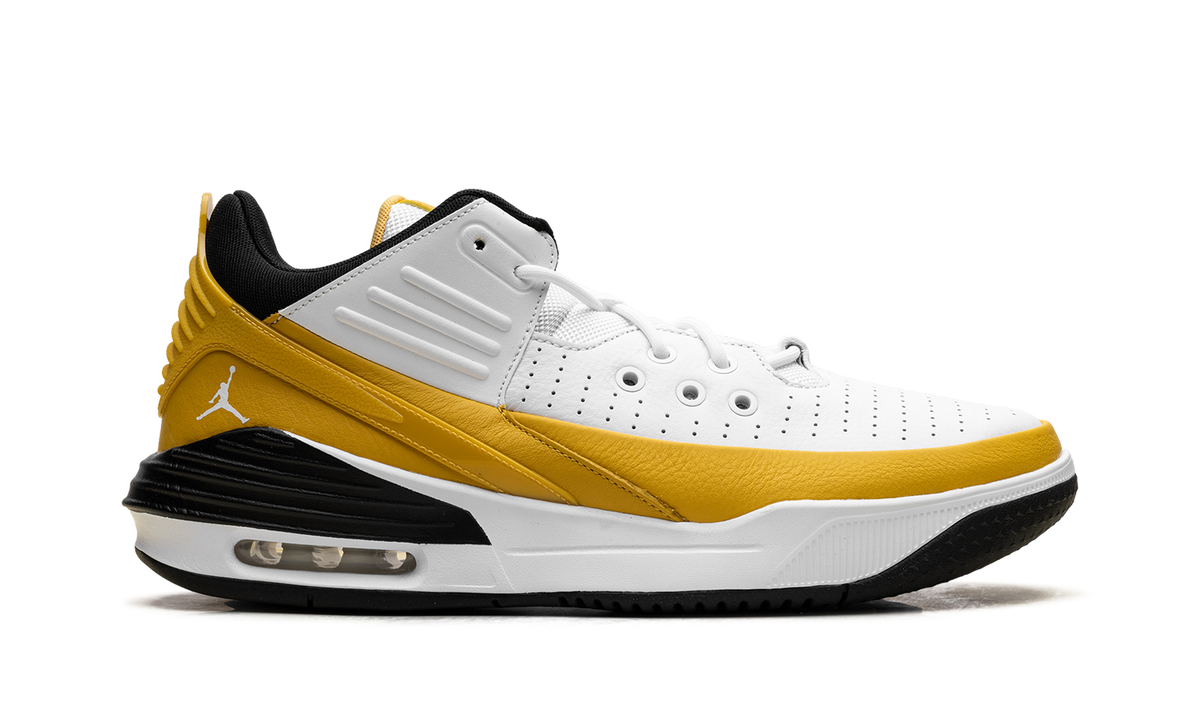 Air Jordan Max Aura 5 White Yellow Ochre