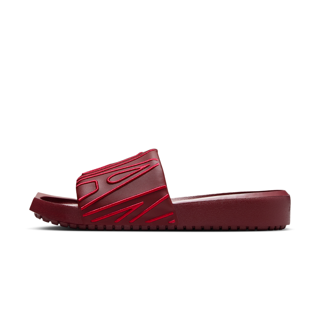Air Jordan NOLA Slide Dark Team Red Hibiscus, Dark Team Red/Mystic Hibiscus (CZ8027-603)