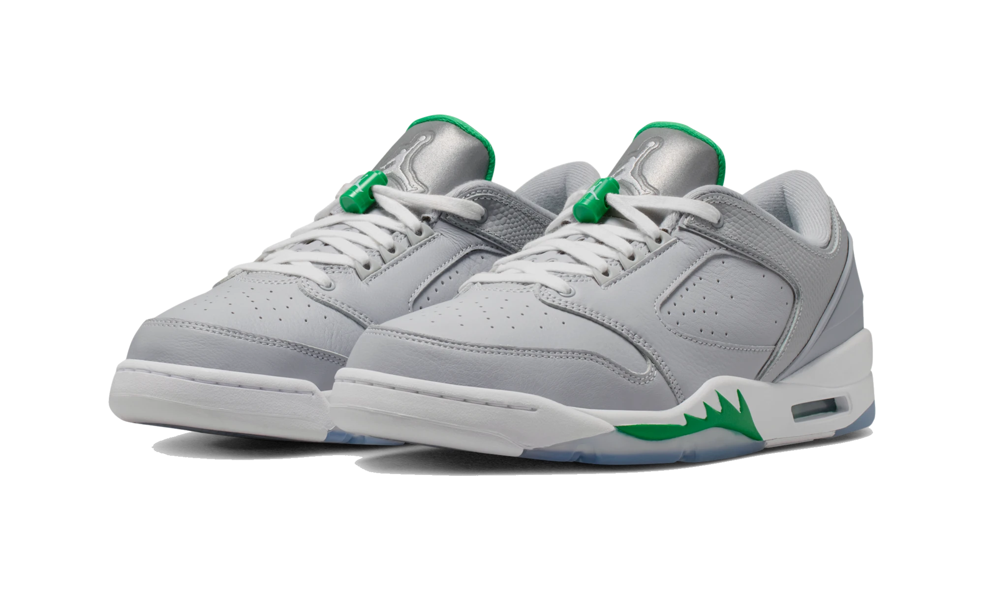 Air Jordan Sixty Plus Low Wolf Grey Lucky Green