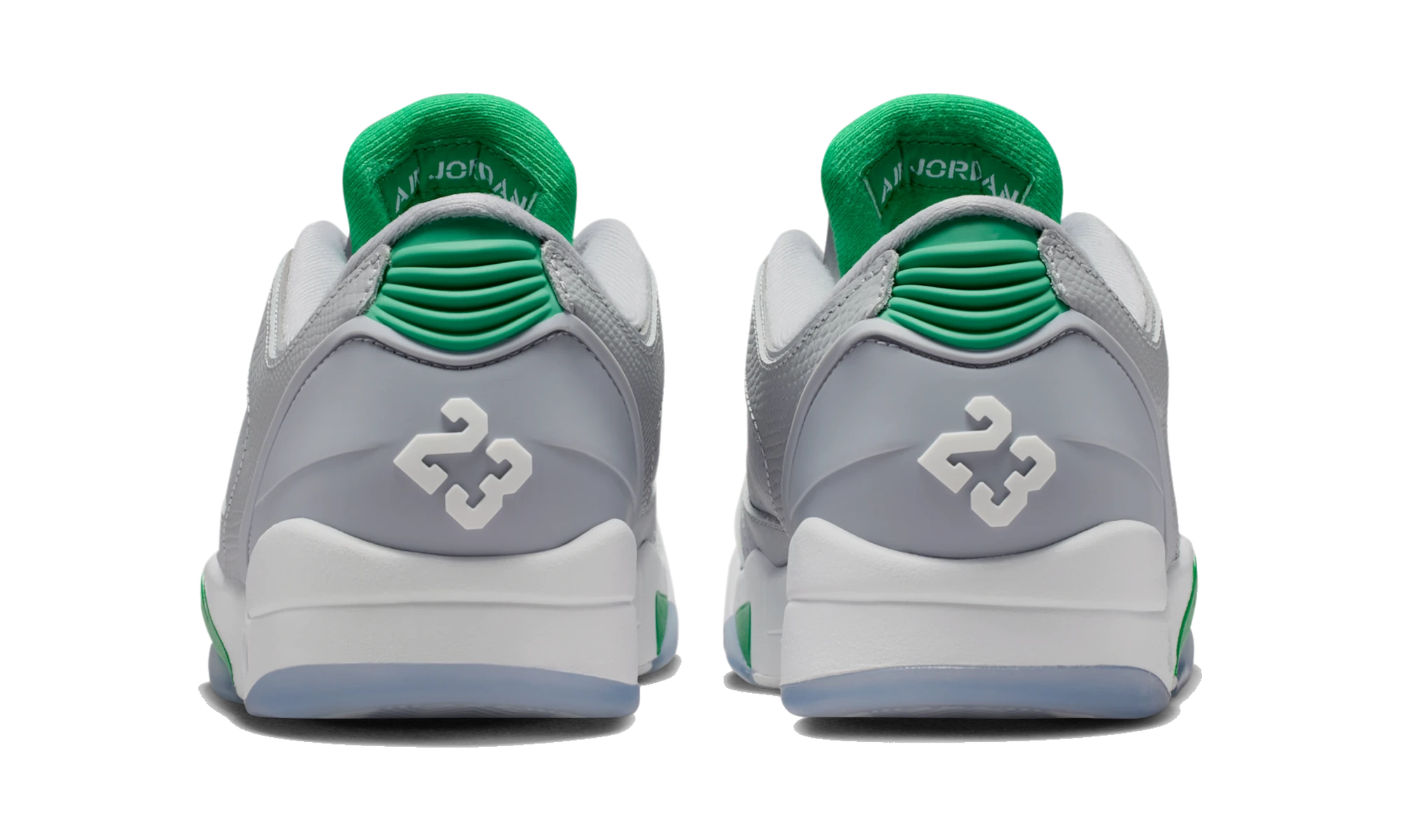 Air Jordan Sixty Plus Low Wolf Grey Lucky Green