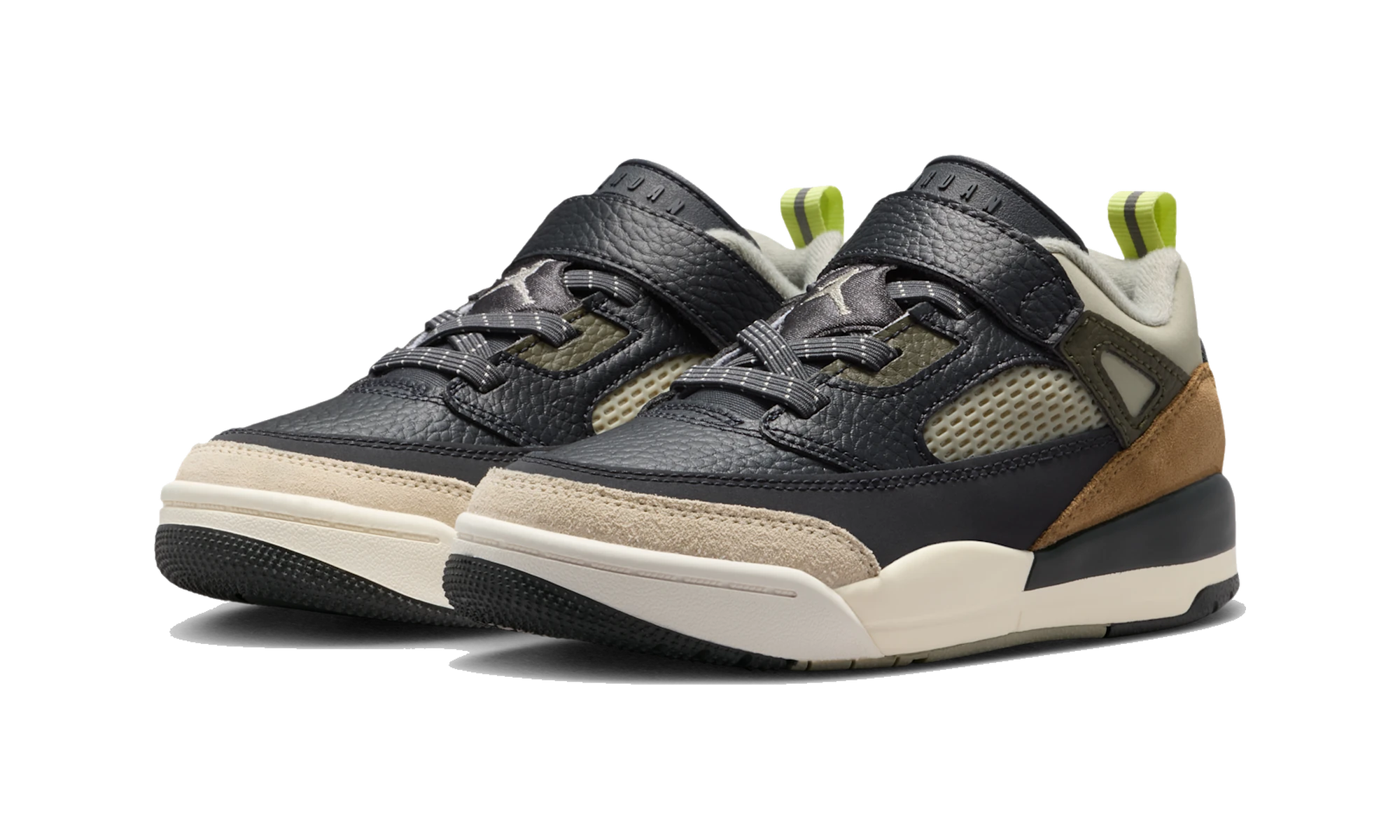 Air Jordan Spizike Low Anthracite Mango Cargo Khaki (PS)