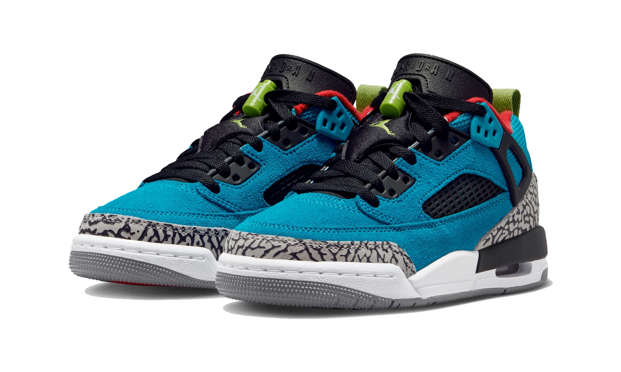 Air Jordan Spizike Low Neo Turquoise Light Crimson