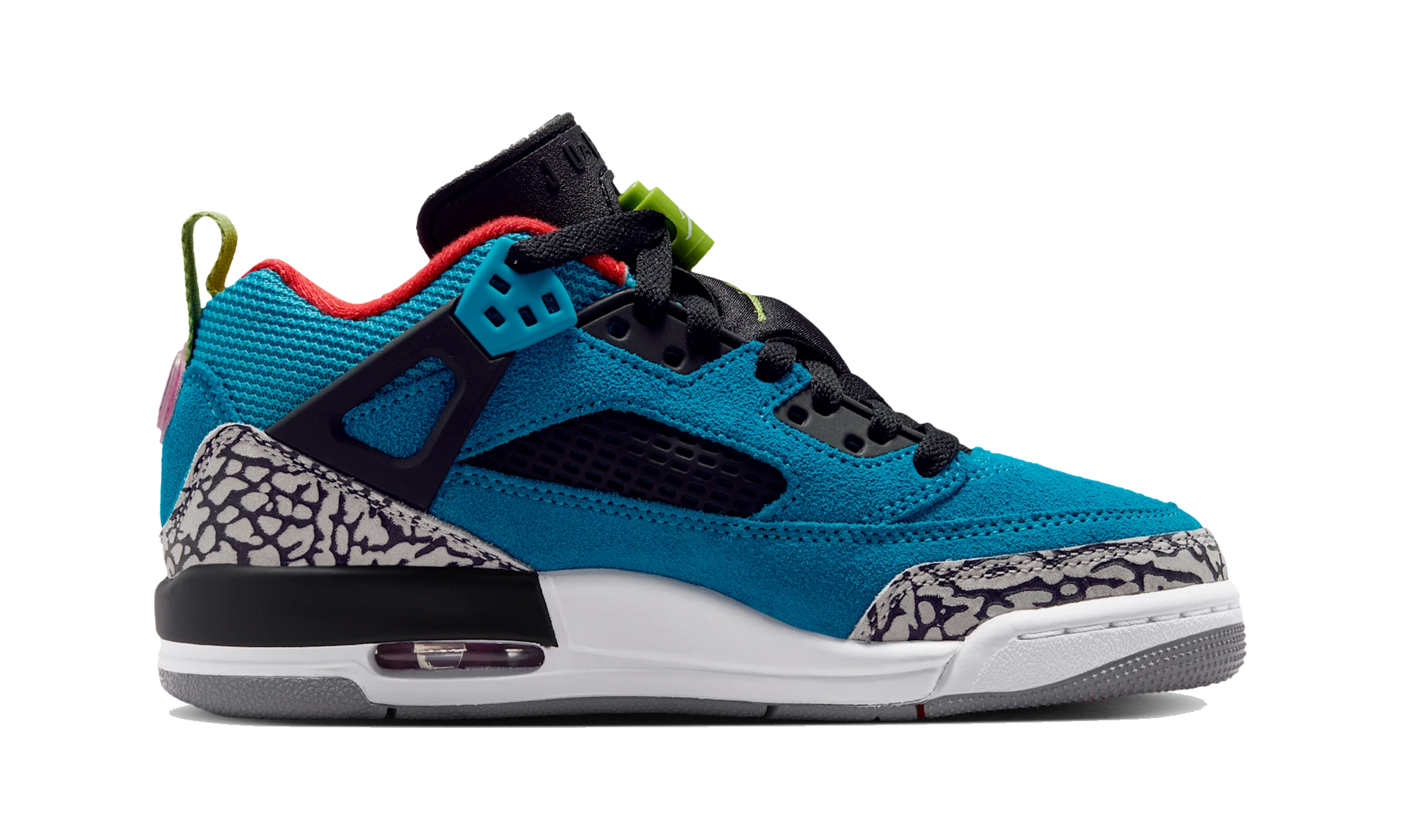 Air Jordan Spizike Low Neo Turquoise Light Crimson