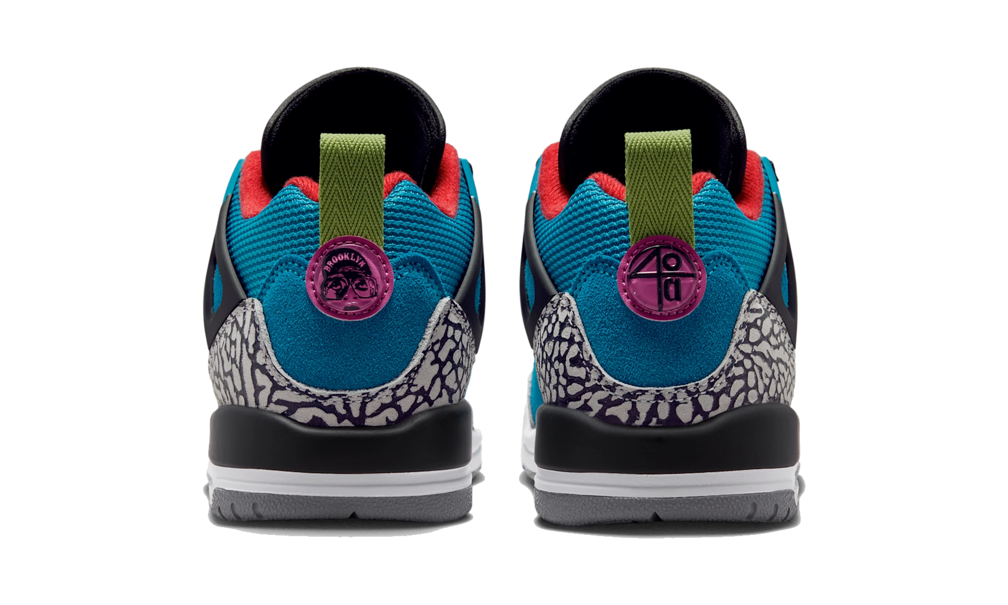 Air Jordan Spizike Low Neo Turquoise Light Crimson