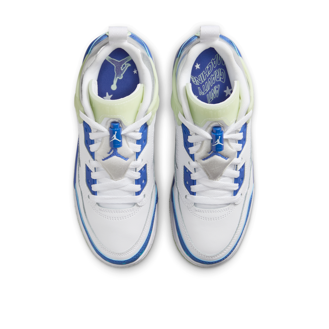Air Jordan Spizike Low The Sky Is Not The Limit, White/Volt Tint/Metallic Silver/Hyper Royal (HJ5979-100)